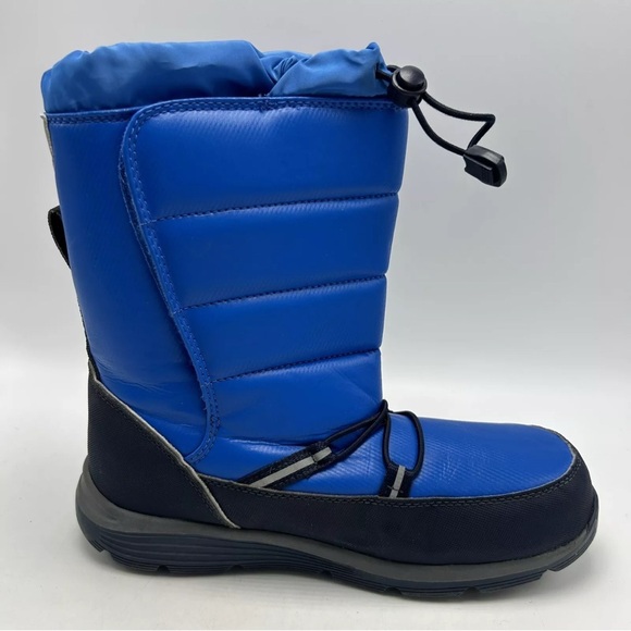 Lands’ End Blue Kid’s Snow/Rain Blue Puffer Boots. Insulated, Pull-On. Size: 12M - Picture 5 of 11